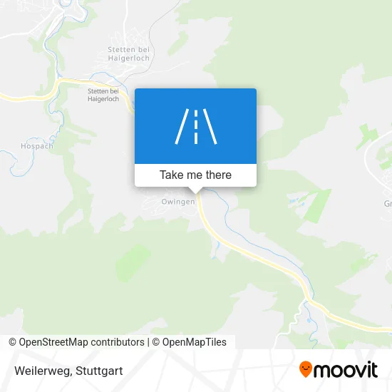 Карта Weilerweg