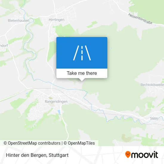 Карта Hinter den Bergen