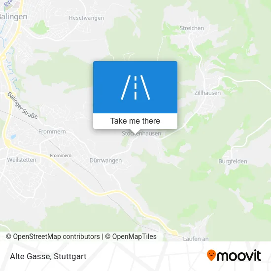 Карта Alte Gasse