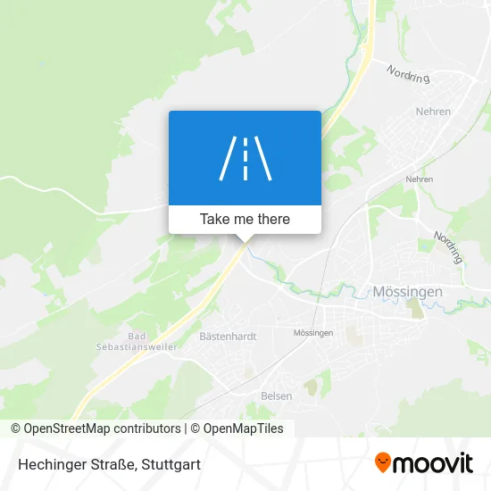 Карта Hechinger Straße