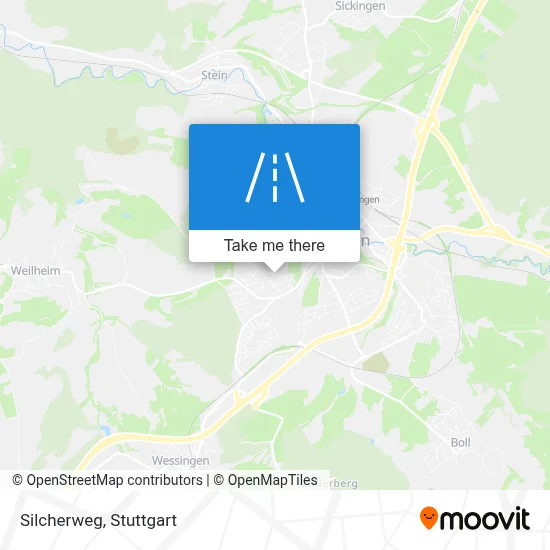 Silcherweg map
