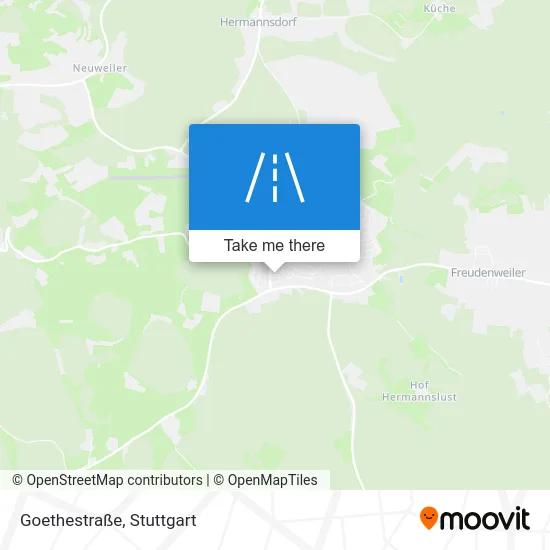 Карта Goethestraße