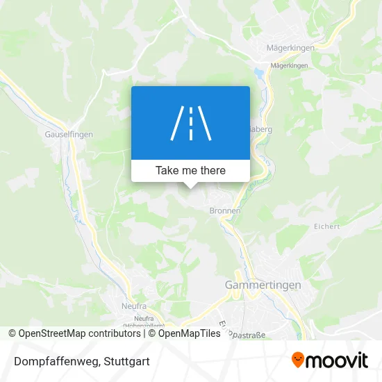 Dompfaffenweg map