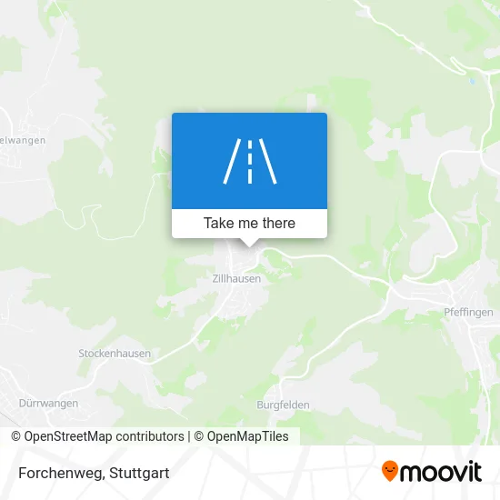 Forchenweg map