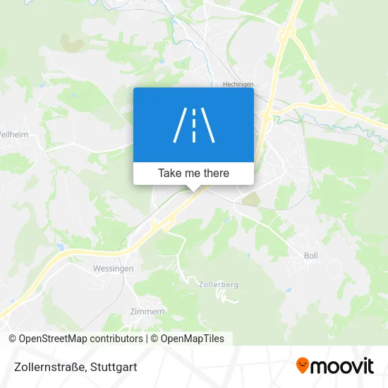 Карта Zollernstraße