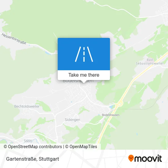 Карта Gartenstraße