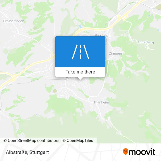 Карта Albstraße