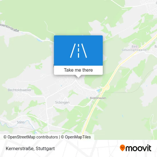 Карта Kernerstraße