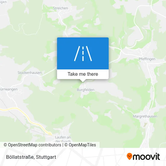 Карта Böllatstraße