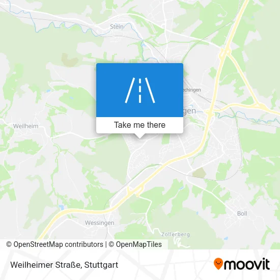 Карта Weilheimer Straße