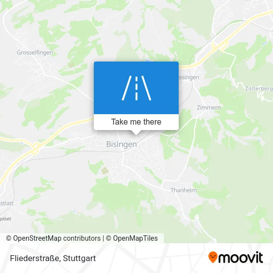 Карта Fliederstraße
