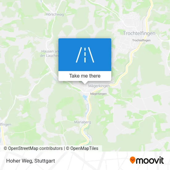 Карта Hoher Weg