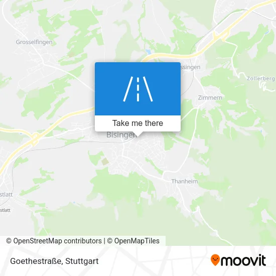 Карта Goethestraße