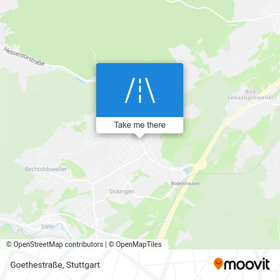 Карта Goethestraße