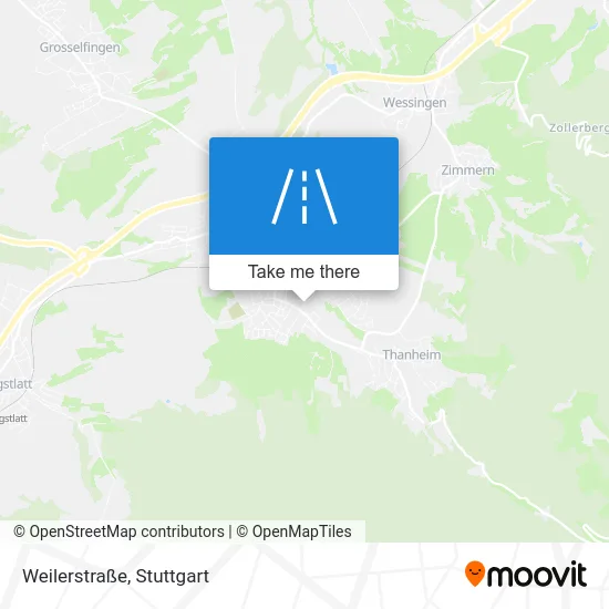 Карта Weilerstraße
