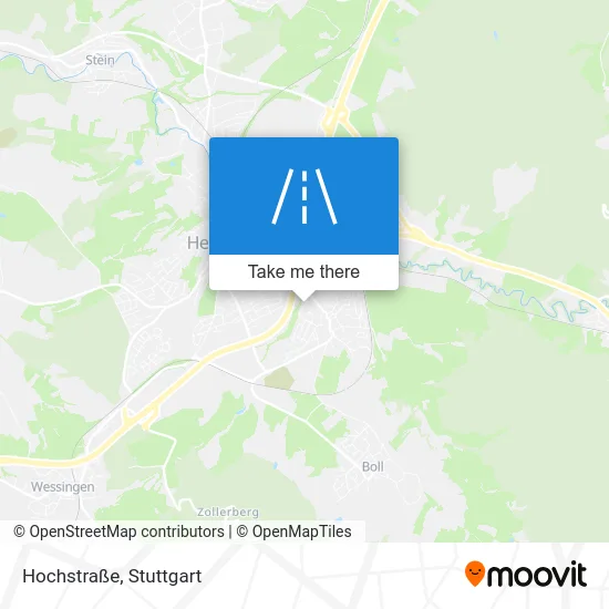 Карта Hochstraße