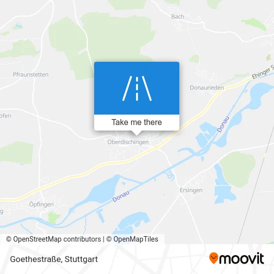 Карта Goethestraße