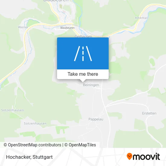 Карта Hochacker