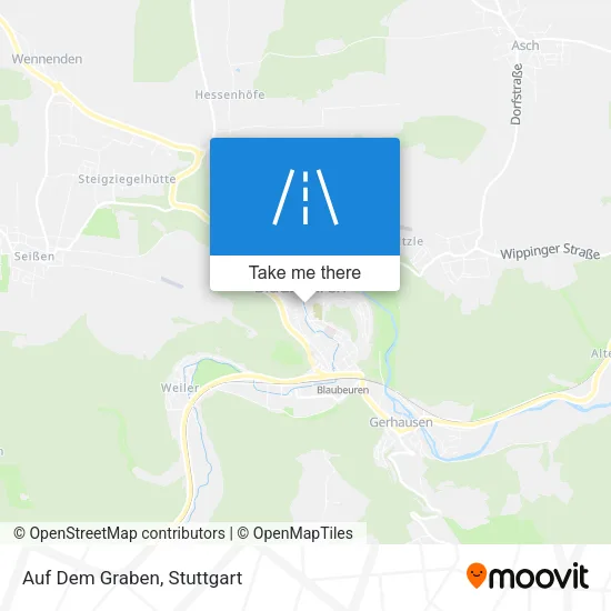 Карта Auf Dem Graben