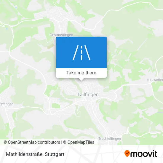 Карта Mathildenstraße