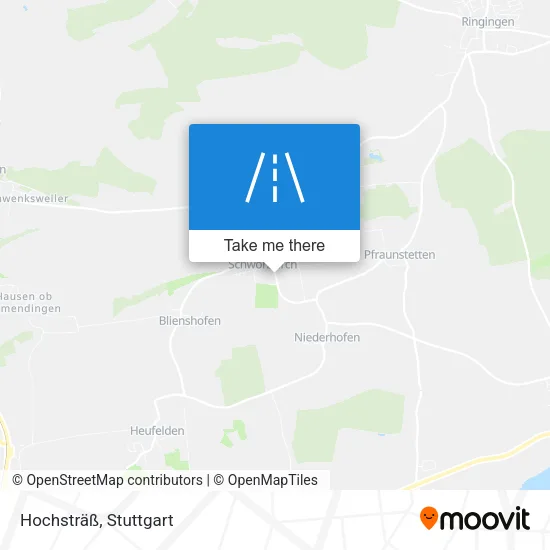 Карта Hochsträß