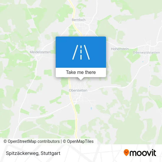 Карта Spitzäckerweg