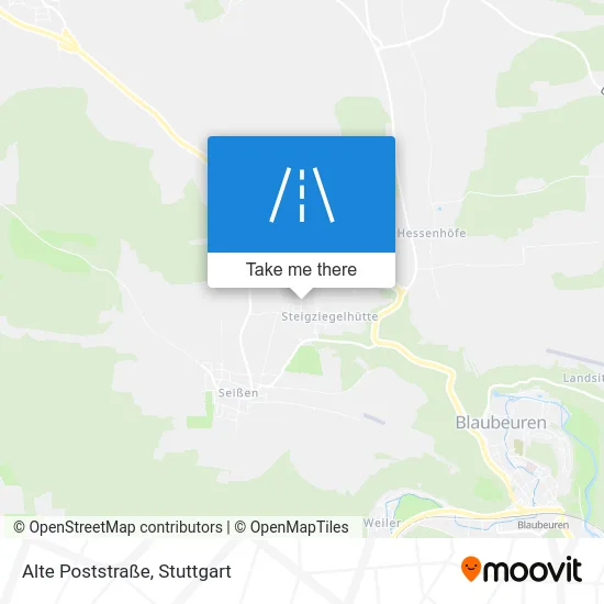 Карта Alte Poststraße