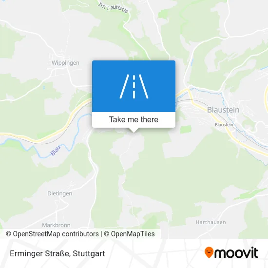 Карта Erminger Straße
