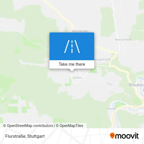 Карта Flurstraße