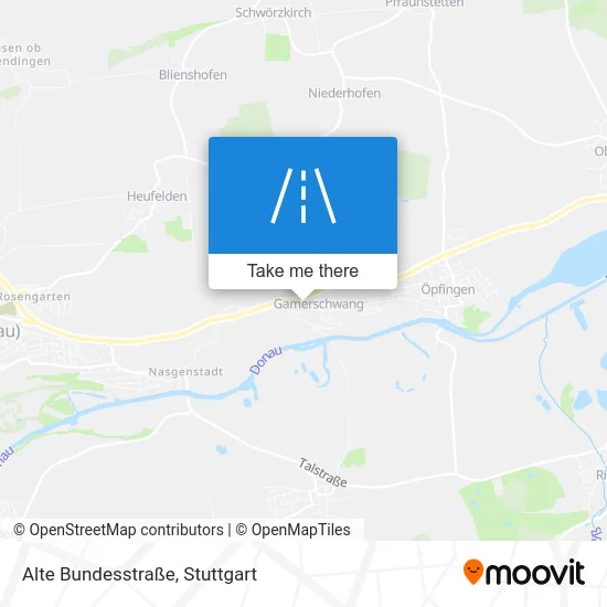 Карта Alte Bundesstraße