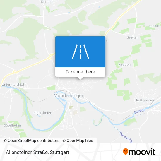 Карта Allensteiner Straße