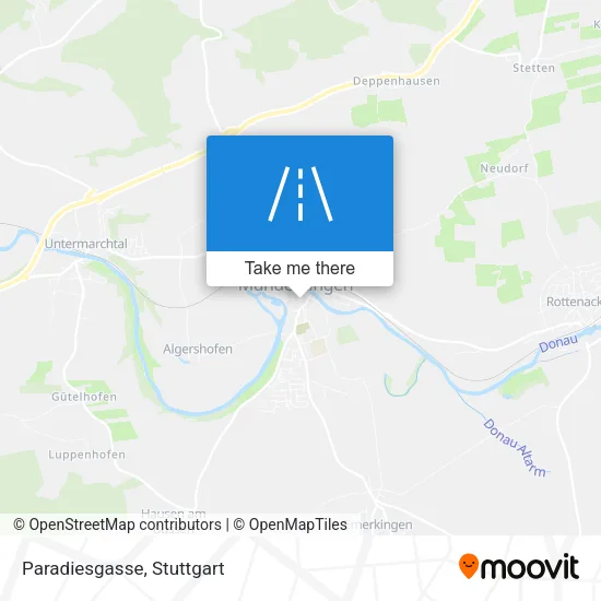 Карта Paradiesgasse