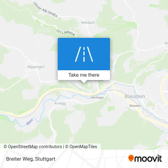 Карта Breiter Weg