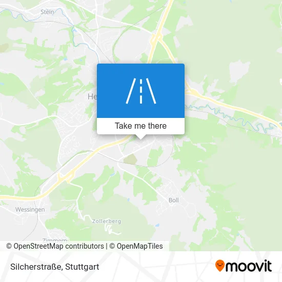 Карта Silcherstraße
