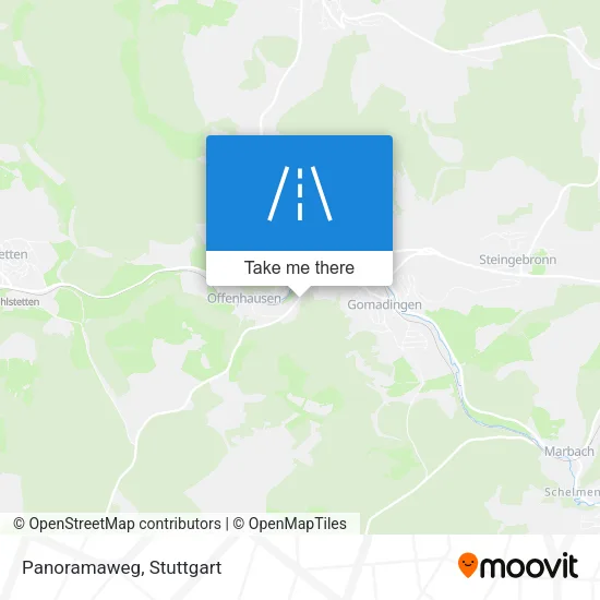 Карта Panoramaweg