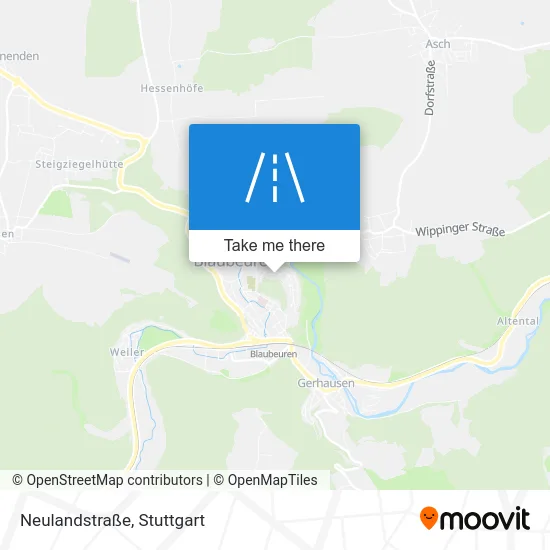 Карта Neulandstraße