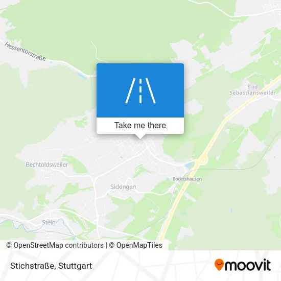 Карта Stichstraße