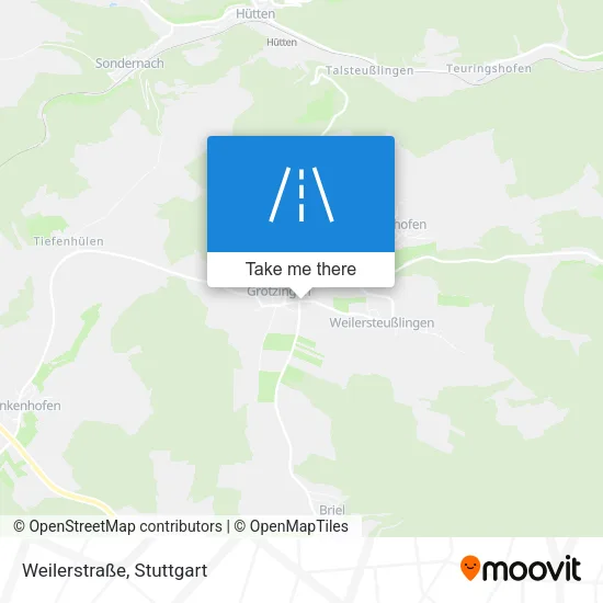 Карта Weilerstraße