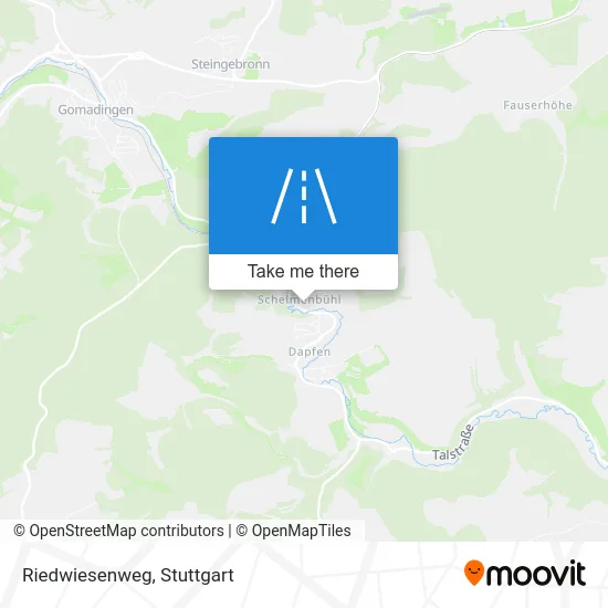 Riedwiesenweg map
