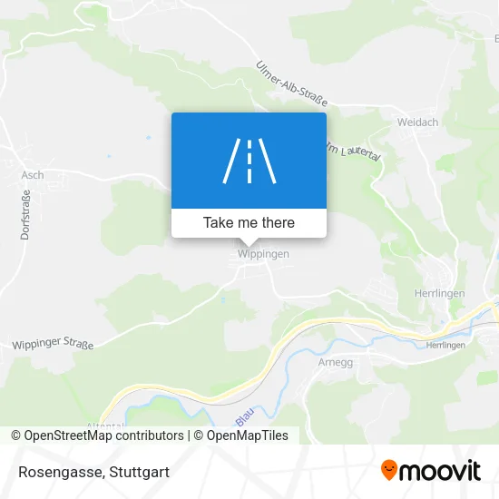 Карта Rosengasse