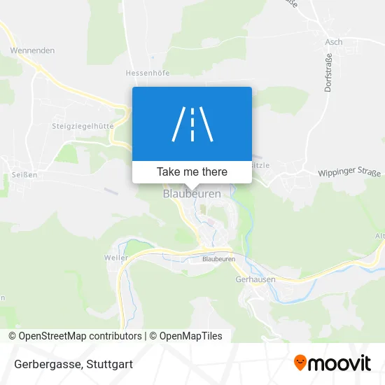 Карта Gerbergasse