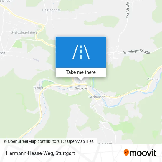 Карта Hermann-Hesse-Weg