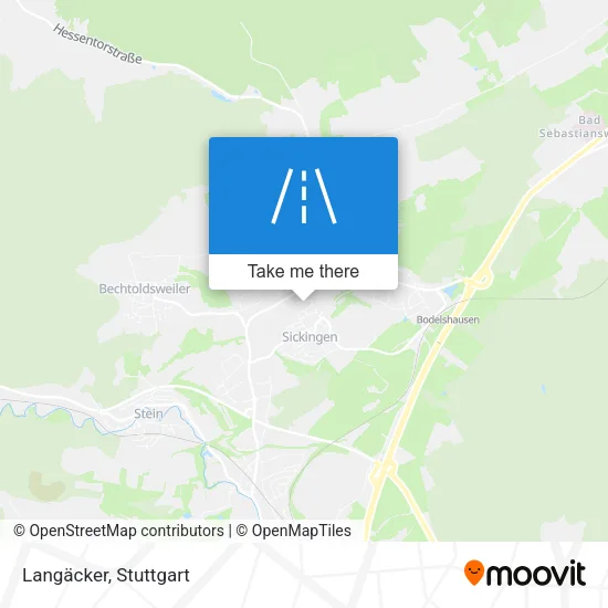 Карта Langäcker