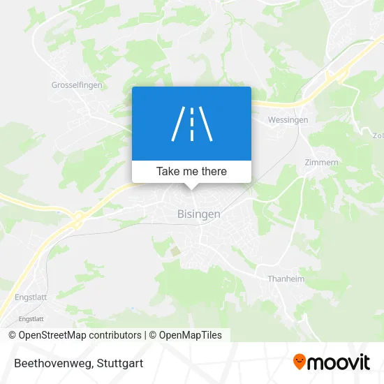 Карта Beethovenweg