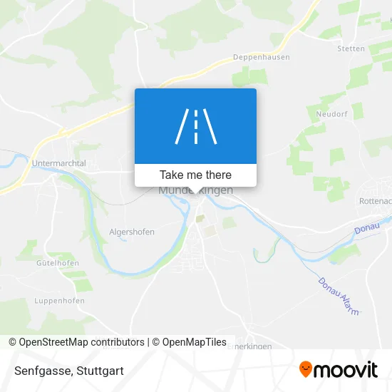 Карта Senfgasse