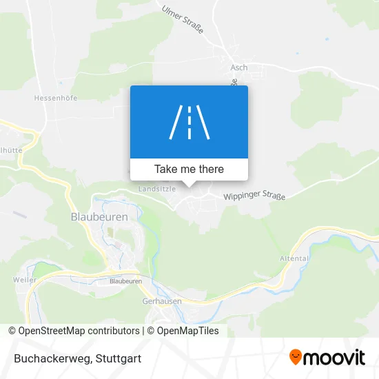 Карта Buchackerweg