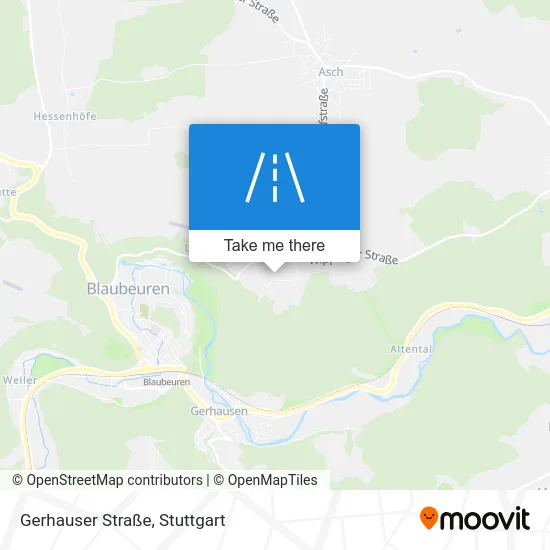Карта Gerhauser Straße