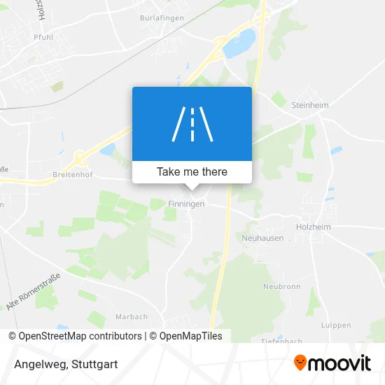 Angelweg map