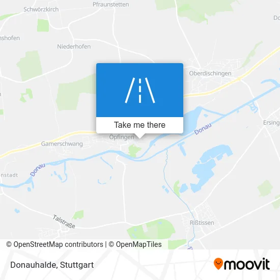 Карта Donauhalde