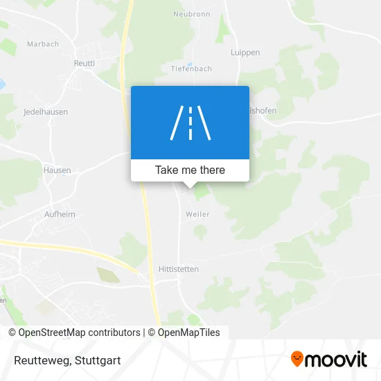 Карта Reutteweg